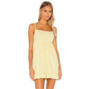NEW W TAGS Davis Mini Dress in Canary Yellow